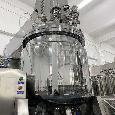 Pemanasan Emulsifier Listrik Kosmetik Vacuum Homogenizer Mixer