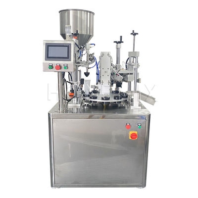 Rotary Ultrasonik Plastik Pipa Pengisian Dan Mesin Sealing Semi Otomatis