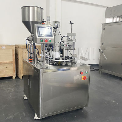 Rotary Ultrasonik Plastik Pipa Pengisian Dan Mesin Sealing Semi Otomatis