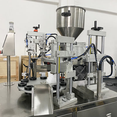Rotary Ultrasonik Plastik Pipa Pengisian Dan Mesin Sealing Semi Otomatis