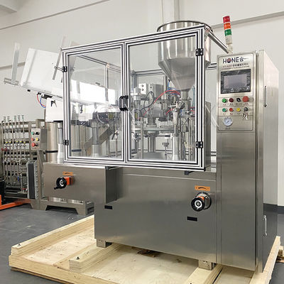 Mesin Pengisian Tabung Metal Aluminium Mesin Pengisian Salep Otomatis
