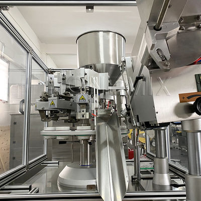 Mesin Pengisian Tabung Metal Aluminium Mesin Pengisian Salep Otomatis