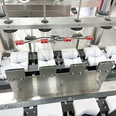 Custom Four Nozzle Cream Filling Machine Liquid Cycle Filling Line Mesin Pengisi Cream dengan 4 nozel