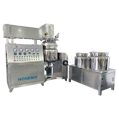 Vacuum Homogenizer Emulsifier Mixer 4KW Mesin Pencampur Krim Tubuh