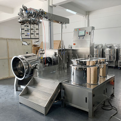 Disesuaikan Vacuum Emulsifying Mixer Mesin pembuatan gel otomatis