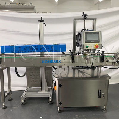 Mesin Penuh Vaseline Cream Dipanaskan Dua Nozzle Capping Sealing Label Line