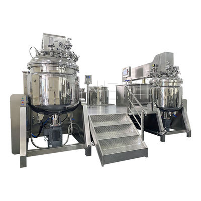 PLC Vacuum Homogenizing Emulsifier Mixer Mesin Custom Combine
