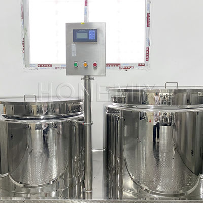 PLC Vacuum Homogenizing Emulsifier Mixer Mesin Custom Combine