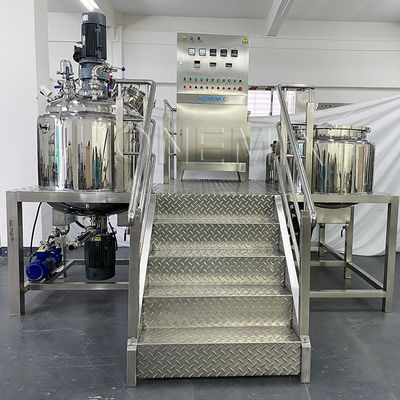 Precision Vacuum Emulsifying Mixer 220V / 380V Mesin pembuatan krim tubuh