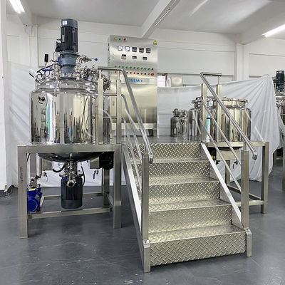 Precision Vacuum Emulsifying Mixer 220V / 380V Mesin pembuatan krim tubuh