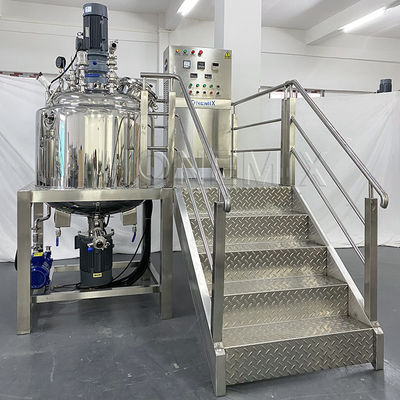 Defoaming Vacuum Emulsifying Mixer Homogenizer Tank Untuk Shampoo Paste