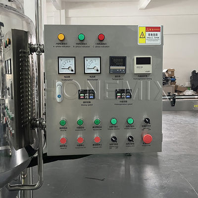 300L High Shear Vacuum Emulsifying Mixer Movable Untuk Ointment Ketel