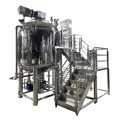 Mesin pencampur krim kosmetik vakum homogenizer pencampur emulsifying