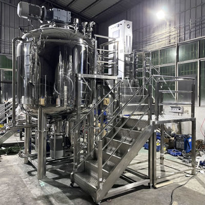 Mesin pencampur krim kosmetik vakum homogenizer pencampur emulsifying