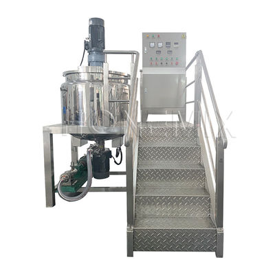 Mesin Membuat Sabun Cairan Kecil 300L Mesin Campuran Shampoo Dengan Agitator