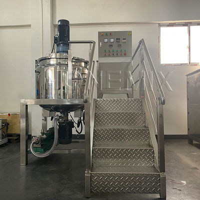 Mesin Membuat Sabun Cairan Kecil 300L Mesin Campuran Shampoo Dengan Agitator