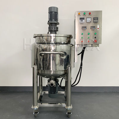 Shampoo Liquid Detergent Mixer Line Produksi 220V / 380V Tegangan