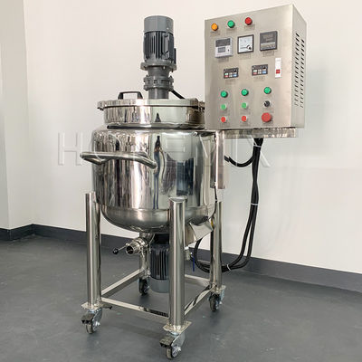 Shampoo Liquid Detergent Mixer Line Produksi 220V / 380V Tegangan