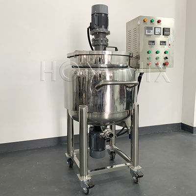 Shampoo Liquid Detergent Mixer Line Produksi 220V / 380V Tegangan