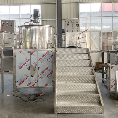 Mesin pencampur cairan deterjen kimiawi Mesin pencampur pengiris tinggi industri homogenizer