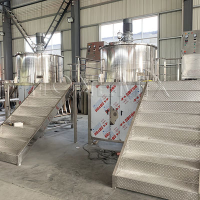 Mesin pencampur cairan deterjen kimiawi Mesin pencampur pengiris tinggi industri homogenizer
