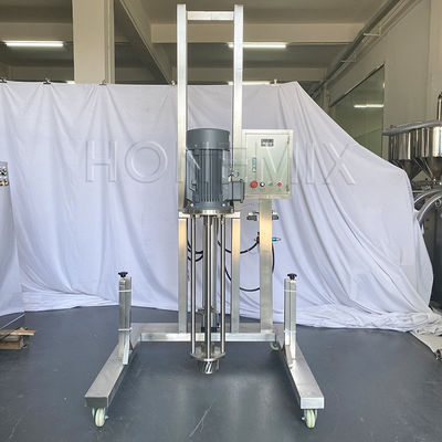 Mesin pencampur cairan deterjen gel Emulsifying High Shearing Lifting Homogenizer