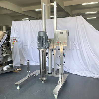 Mesin pencampur cairan deterjen gel Emulsifying High Shearing Lifting Homogenizer
