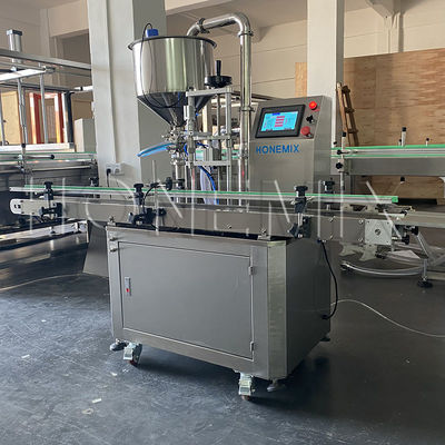 Mesin Penuh Krim Kepala Tunggal Otomatis 110V / 220V 50Hz Untuk Penuh Gel Mandi