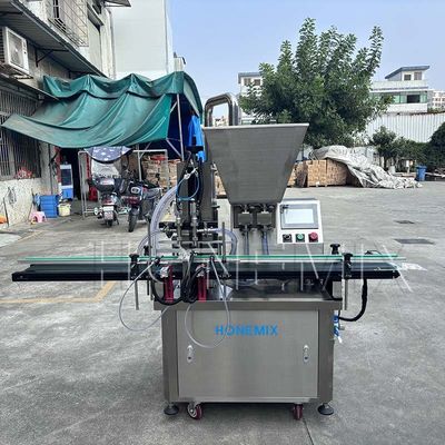 Otomatis Gear Pump Bath Lotion Dua Kepala Mesin Pengisian Bahan Pneumatik