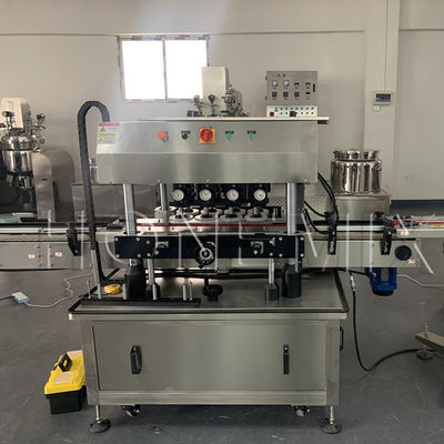 3KW Mesin Penutup Otomatis Berkecepatan Tinggi Delapan Roda Baja Rustless