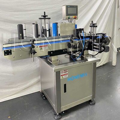 Otomatis Vertikal Sticker Label Mesin Custom Untuk Botol Bulat