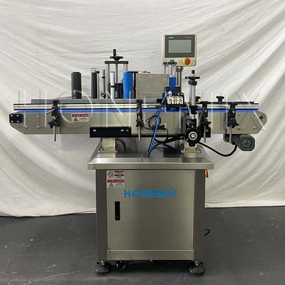 Otomatis Vertikal Sticker Label Mesin Custom Untuk Botol Bulat