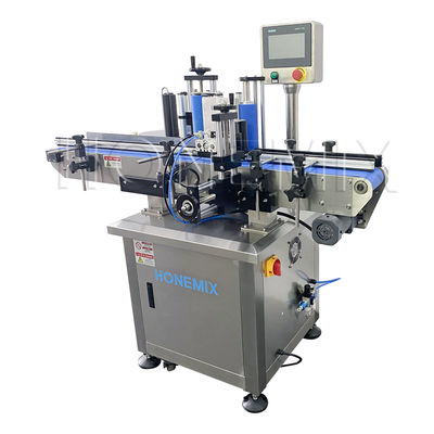 Otomatis Vertikal Sticker Label Mesin Custom Untuk Botol Bulat