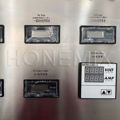 Industri Baja tahan karat Sistem osmosis terbalik dua tahap Otomatis