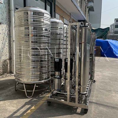 380V RO Mesin Pengolahan Air 500L Reverse Osmosis Sistem Filtrasi Air
