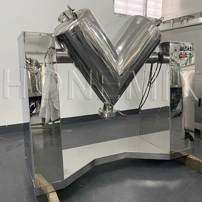 V bentuk mesin pengaduk bubuk kering SUS316L Protein Powder Mixer CE