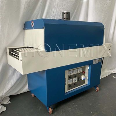 5KW Mesin Pengemasan Otomatis Pemanasan Infrared Ray Film Shrinking Machine