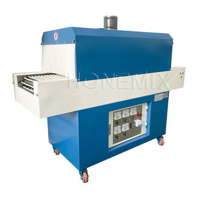 5KW Mesin Pengemasan Otomatis Pemanasan Infrared Ray Film Shrinking Machine