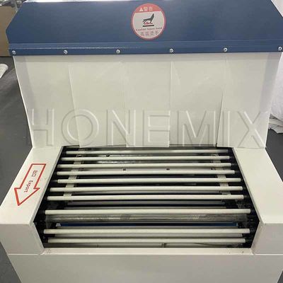 5KW Mesin Pengemasan Otomatis Pemanasan Infrared Ray Film Shrinking Machine