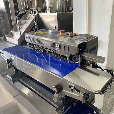 Mesin penyegelan film plastik horisontal 600W Pemanasan Sealer kantong plastik listrik