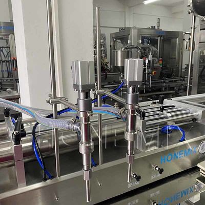 Kosmetik Mesin Penuh Dua Kepala Mesin Penuh Horizontal Piston CE