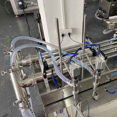 Kosmetik Mesin Penuh Dua Kepala Mesin Penuh Horizontal Piston CE