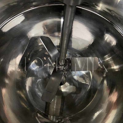 Food Jam Hopper Mesin Pengisi vertikal Paddle pencampuran Pneumatic Control