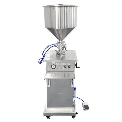 Mesin Penuh Piston Vertikal Kontrol Pneumatik Mesin Penuh Krim Keamanan