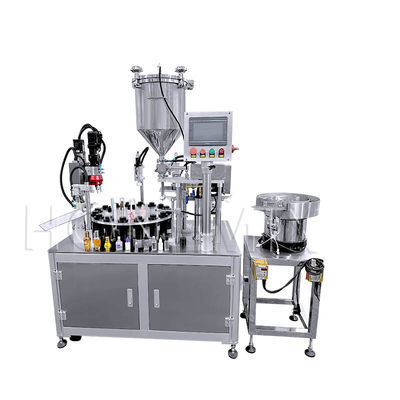 Mesin Penuh Krim Kuantitatif Rotary 220V Untuk Lip Gloss Concealer