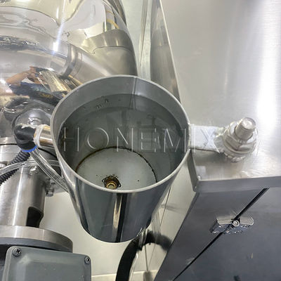 Laboratorium tipe vakum Emulsifying Mixer Mesin stainless steel Untuk kosmetik krim