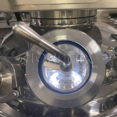 Laboratorium tipe vakum Emulsifying Mixer Mesin stainless steel Untuk kosmetik krim