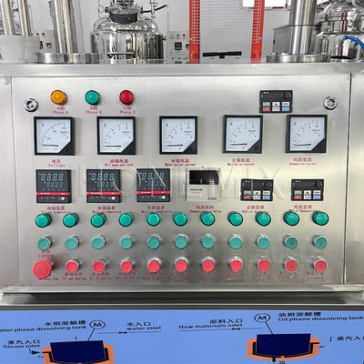50L Vacuum Emulsifier Homogenizer Mixer Mesin Membuat Salep