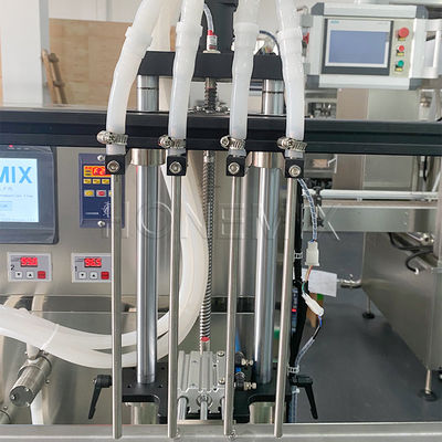 Mesin Pengisian Cairan Botol Volumetrik Otomatis Kontrol Servo Untuk Cuci Mulut