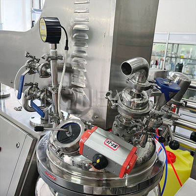 Otomatis vakum homogenizer Mixer vakum mesin membuat krim kosmetik